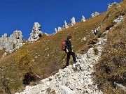 Rifugio Rosalba (1730 m) con Colle Garibaldi (1824 m) in autunnale ad anello il 28 ottobre 2020 - FOTOGALLERY